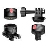 3-piece Magnetic Gimbal Base Adapter for Gopro / Insta360 Go 3 Action Camera - Front View