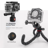 3-piece Magnetic Gimbal Base Adapter for Gopro / Insta360 Go 3 Action Camera - Rear View