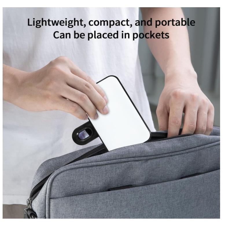 Rechargeable Selfie Light for Phone Laptop Tablet - Black