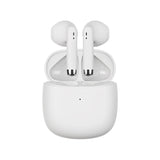 Wireless Bluetooth 5.0 Earphones - White - Front View