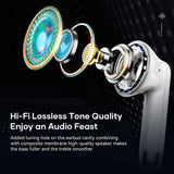 Wireless Bluetooth 5.0 Earphones - White