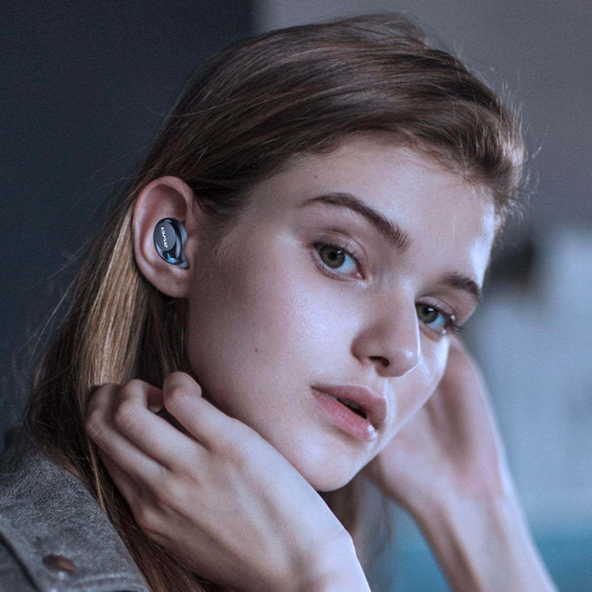 Wireless Bluetooth 5.1 Headset - True Compact and Colourful - Black