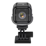 Smart Mini Night Vision Camera - Black Outdoor - Side View
