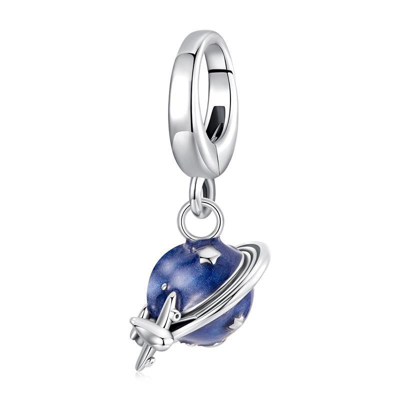 925 Sterling Silver Openable Travel Pendant