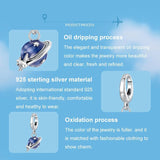 925 Sterling Silver Openable Travel Pendant - 45-Degree Angle