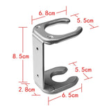 Wall Bracket For Dyson Airstrait Ht01 Hair Dryer Metal Straightener Holder - Gray - Top-Down View