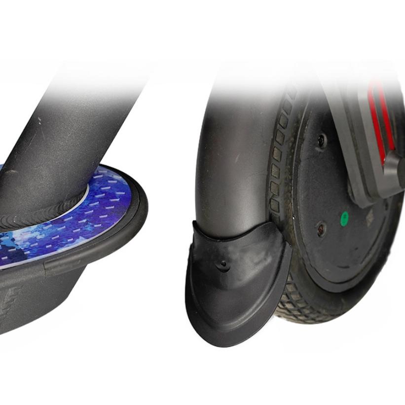 3 Pairs Scooter Fender Set for Xiaomi M365 / Pro - Front & Rear Rubber Fishtail Accessories - Mudguard Black