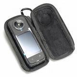 Mini Storage Case for Insta360 X4 Sport Camera with Hook - 45-Degree Angle