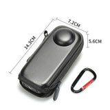 Mini Storage Case for Insta360 X4 Sport Camera with Hook - Close-Up Angle