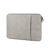 13.3 Inch Double Layer Waterproof Laptop Liner Bag - Light Gray - Front View