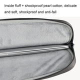 13.3 Inch Double Layer Waterproof Laptop Liner Bag - Light Gray - 45-Degree Angle