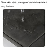 13.3 Inch Double Layer Waterproof Laptop Liner Bag - Light Gray - Rear View