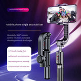 Smart Anti-shake Selfie Stick with Bluetooth Remote - Side View