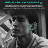 Obsidian Black Kz-vxs Ten-unit Coil Iron Bluetooth Earphones for Sports - Low Angle