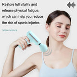 Portable Handheld Massage Gun For Muscle Relaxation - Blue - Extra Image