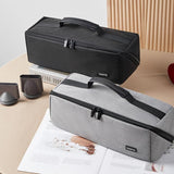Waterproof Hair Dryer Storage Bag Large Capacity - Gray - Low Angle