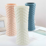 Hydroponic Drop-resistant Flower Vase for Dry and Wet Arrangements - Milk White - Rear View