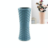 Hydroponic Drop-resistant Flower Vase for Dry and Wet Arrangements - Milk White - Close-Up Angle