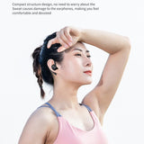 Wireless Stereo Earphones with Charging Case - Black - Close-Up Angle