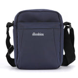 Versatile Canvas Shoulder Backpack For Men - Black - Front View
