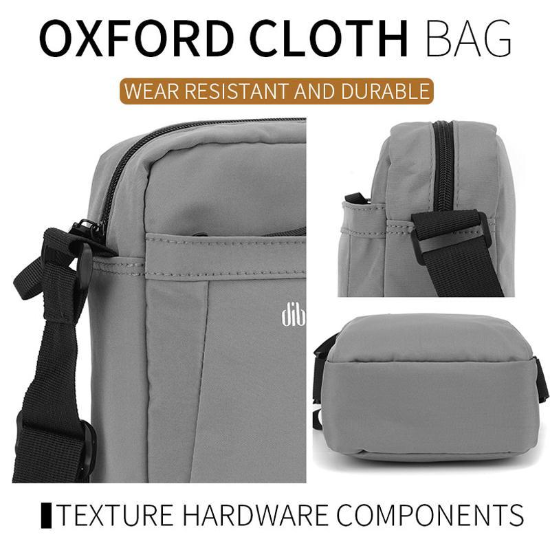 Versatile Canvas Shoulder Backpack For Men - Black