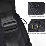 Large Capacity Waterproof Crossbody Chest Bag - Black - Extra Image
