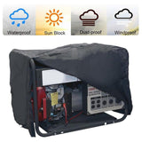 Waterproof Generator Cover - 66x51x51cm - Black Oxford Cloth - 45-Degree Angle