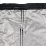Waterproof Outdoor Bench Cover - Fits 2 Seats - 134x66x89cm - Black / Silver