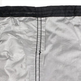 Waterproof Outdoor Bench Cover - Fits 2 Seats - 134x66x89cm - Black / Silver - 45-Degree Angle