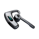 Bone Conduction Gaming Bluetooth Earphones with Noise Reduction - Black - Front View