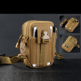 Versatile Messenger Bag With Shoulder Strap - Black - Extra Image