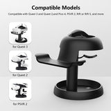 Universal Vr Desktop Storage Rack for Apple Meta Quest Pico and Playstation - Rear View