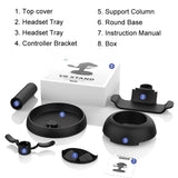 Universal Vr Desktop Storage Rack for Apple Meta Quest Pico and Playstation - Low Angle