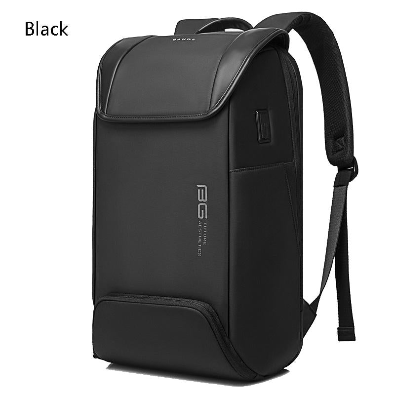 Men Anti-theft Backpack - Secure & Stylish - Black