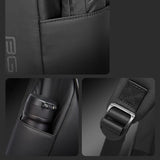 Men Anti-theft Backpack - Secure & Stylish - Black