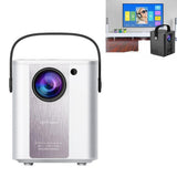 C500 Portable Mini Led Home Hd Projector - White Same Screen Version - Side View