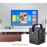 C500 Portable Mini Led Home Hd Projector - White Same Screen Version - Low Angle