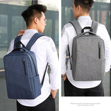 Anti Theft Usb Backpack For Business & School - Gray - Extra Image