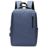Anti Theft Usb Backpack For Business & School - Gray - Extra Image