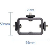 Universal Tripod Mount For Live Streaming And Mobile Phones - Top-Down View