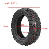 10 inch Electric Skateboard with Vacuum Explosion-proof Outer Tire - Kugoo M4 Tuovt 80 / 65-6.5 - Highway Tire - Top-Down View