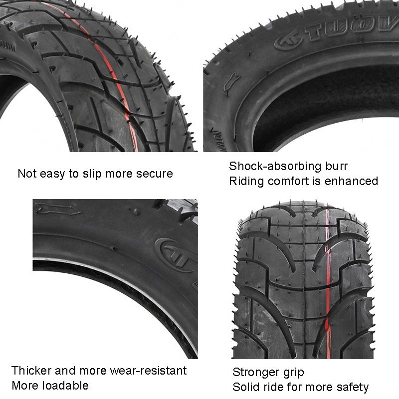10 inch Electric Skateboard with Vacuum Outer Tire - Kugoo M4 Tuovt 80 / 65-6.5 - Highway Tire