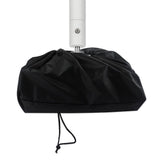 35x35x22cm Durable Oxford Cloth Projection Dust Cover - Black - Side View