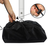 35x35x22cm Durable Oxford Cloth Projection Dust Cover - Black - Close-Up Angle