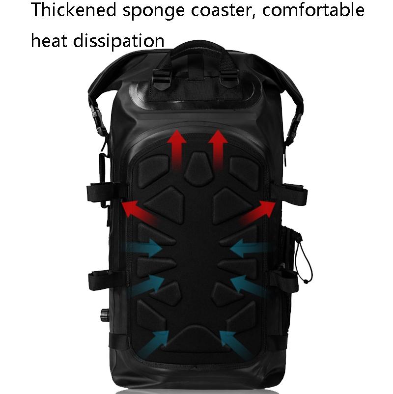 Waterproof 35L Outdoor Backpack Large Capacity Black