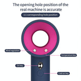 Shockproof Silicone Case For Dyson Hair Dryer - Pink - Side View