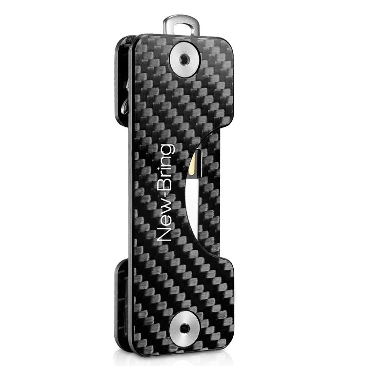Carbon Fiber Key Bag For Men Multi Function Key Clip For Car Compact Key Storage