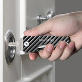 Carbon Fiber Key Bag For Men Multi Function Key Clip For Car Compact Key Storage - 45-Degree Angle