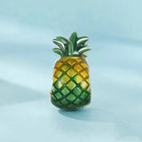 925 Sterling Silver Gradient Pineapple Diy Beads - Top-Down View