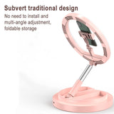 11 Inch Beauty Selfie Light With Desktop Bracket For Live Broadcast And Floor Use - Black - 45-Degree Angle